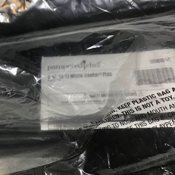 Pampered Chef Micro Cooker Set Microwave 1 2 3 quart Veg Rice Steamer Lids NEW - Picture 7 of 11